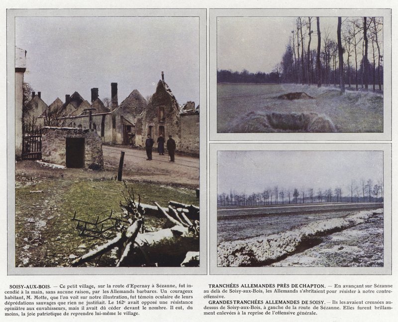 Soisy-aux-Bois, Tranchées Allemandes Près de Chapton, Grandes Tranchées Allemandes de Soisy - Jules Gervais Courtellemont