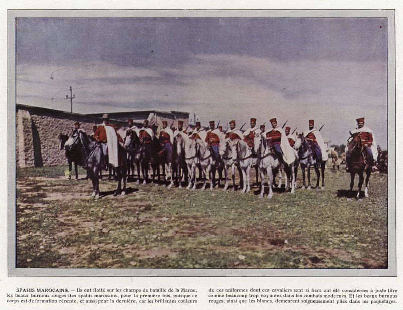 Spahis marocains - Jules Gervais Courtellemont