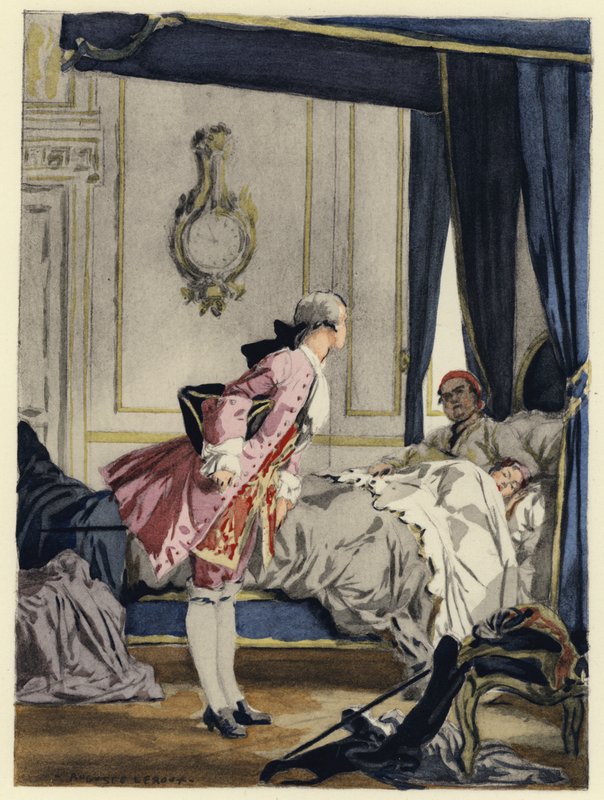 Illustration pour les mémoires de Casanova (lithographie couleur) - Jules Marie Auguste Leroux