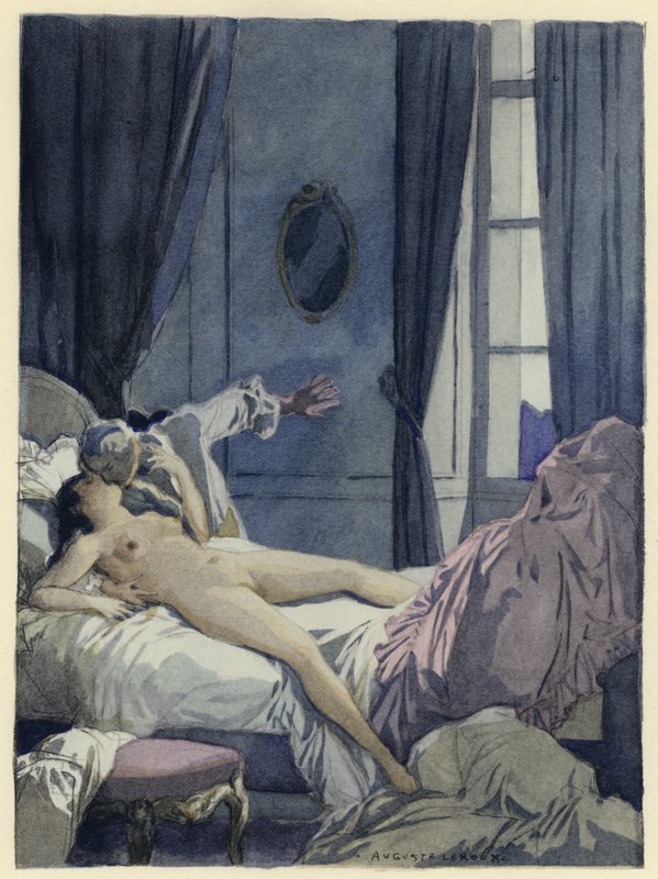 Illustration pour les mémoires de Casanova (lithographie couleur) - Jules Marie Auguste Leroux