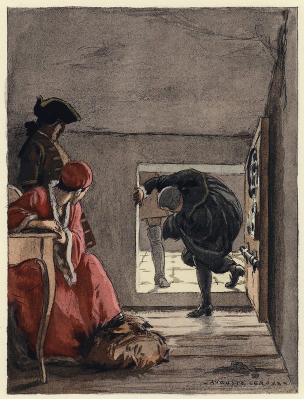 Illustration pour les mémoires de Casanova (lithographie couleur) - Jules Marie Auguste Leroux
