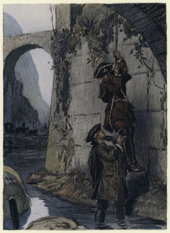 Illustration pour les mémoires de Casanova (lithographie couleur) - Jules Marie Auguste Leroux