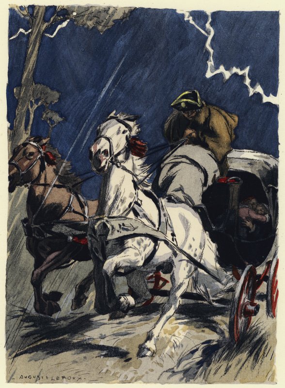 Illustration pour les mémoires de Casanova (lithographie couleur) - Jules Marie Auguste Leroux