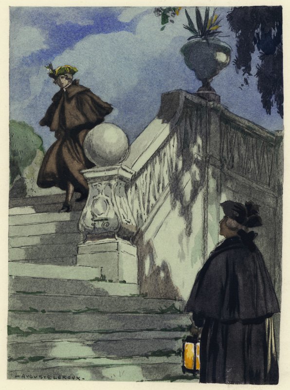 Illustration pour les mémoires de Casanova (lithographie couleur) - Jules Marie Auguste Leroux