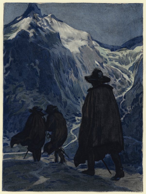 Illustration pour les mémoires de Casanova (lithographie couleur) - Jules Marie Auguste Leroux