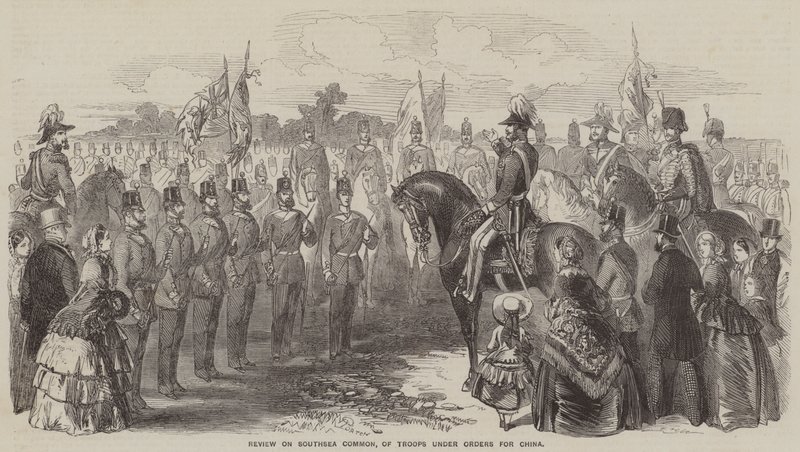 Revue de Southsea Common, des troupes en route pour la Chine - Julian Portch