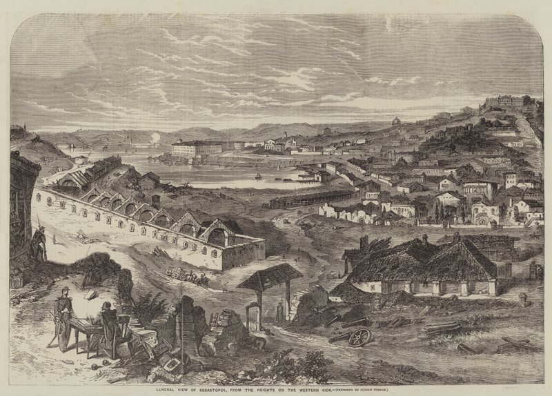 Vue générale de Sébastopol, depuis les hauteurs du côté ouest - Julian Portch