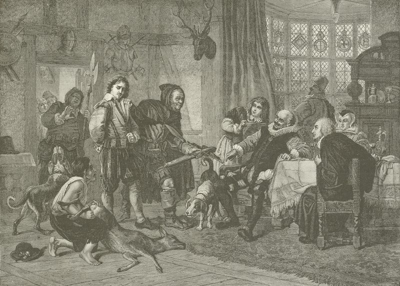 Shakespeare arrêté pour vol de cerf - Julius Friedrich Anton Schrader