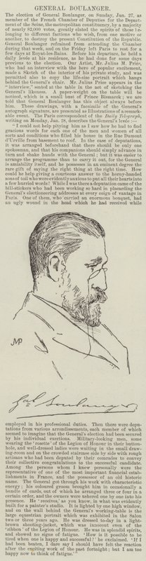 Général Boulanger - Julius Mandes Price