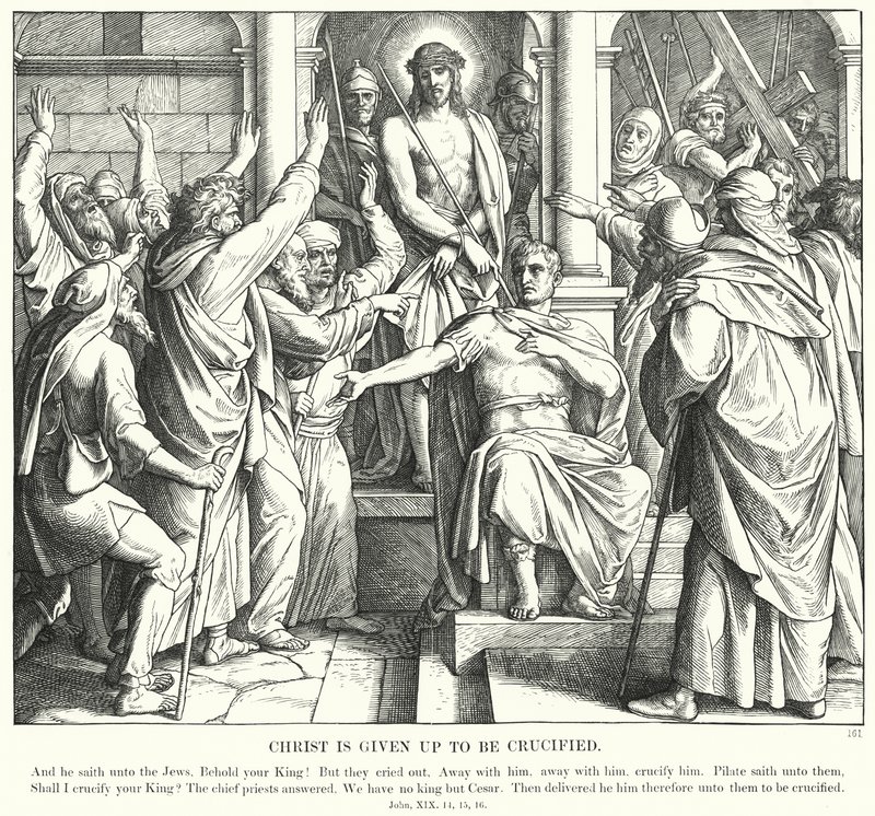 Le Christ est livré pour être crucifié - Julius (after) Schnorr von Carolsfeld