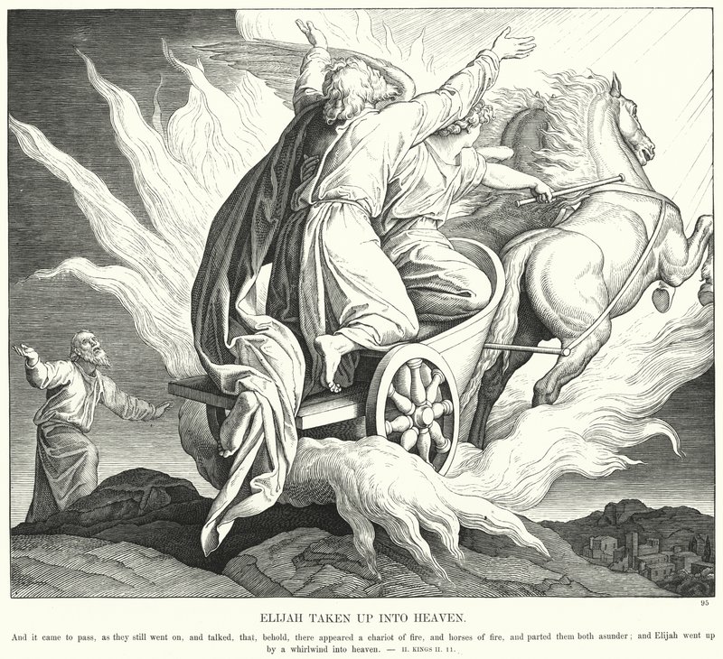 Élie emporté au ciel - Julius (after) Schnorr von Carolsfeld