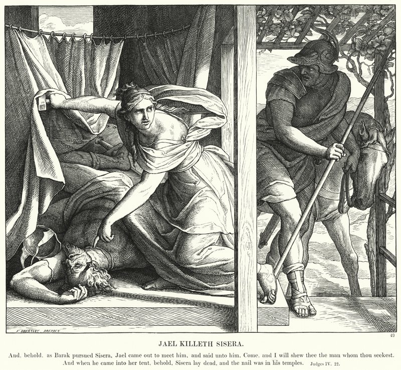 Jaël tue Sisera - Julius (after) Schnorr von Carolsfeld