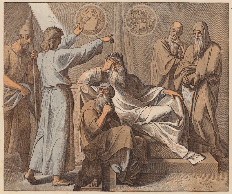 Joseph interprétant les rêves de Pharaon, Genèse, XLI, 25 - Julius (after) Schnorr von Carolsfeld