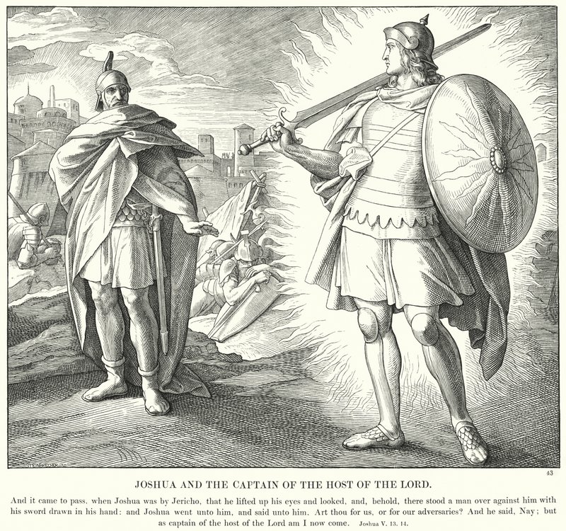 Josué et le capitaine de l