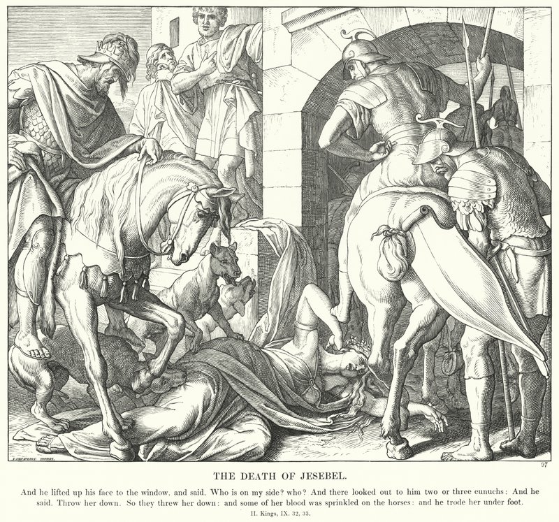 La Mort de Jézabel - Julius (after) Schnorr von Carolsfeld