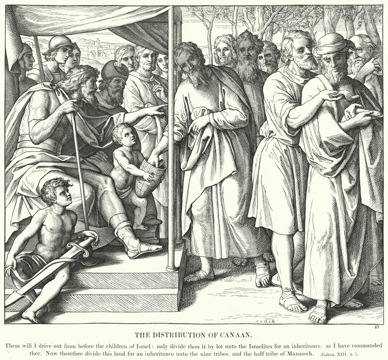 La Distribution de Canaan - Julius (after) Schnorr von Carolsfeld