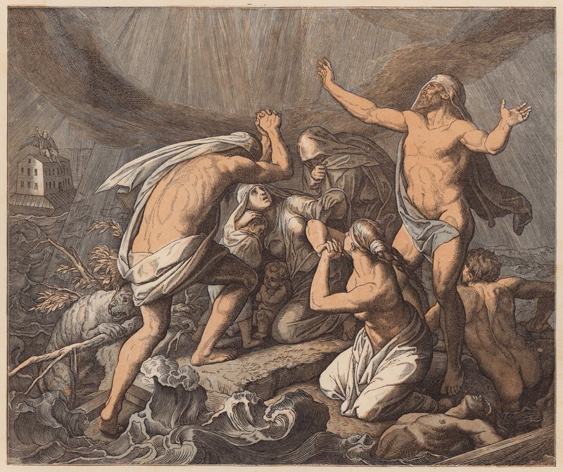 Le Déluge, Genèse, VII - Julius (after) Schnorr von Carolsfeld