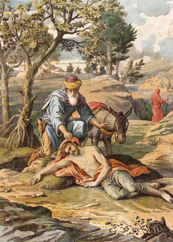 Le Bon Samaritain - Julius (after) Schnorr von Carolsfeld