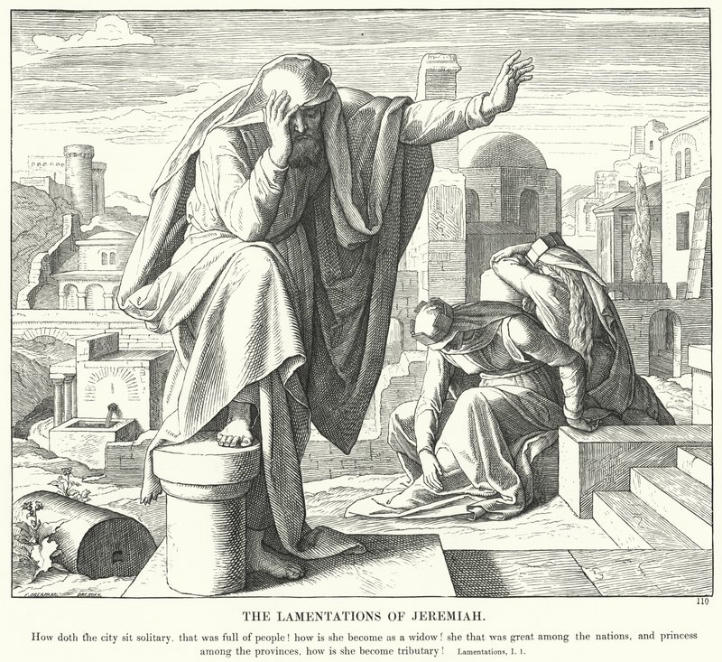 Les Lamentations de Jérémie - Julius (after) Schnorr von Carolsfeld