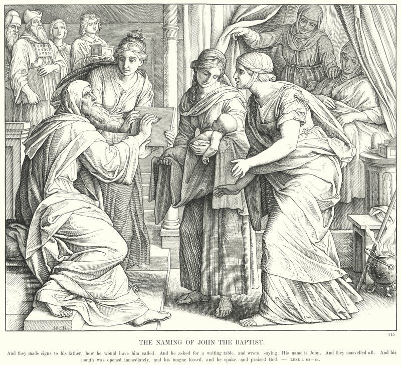 La Nommée de Jean-Baptiste - Julius (after) Schnorr von Carolsfeld