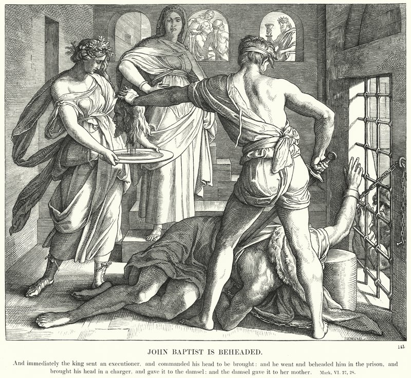 Jean-Baptiste est décapité - Julius Schnorr von Carolsfeld