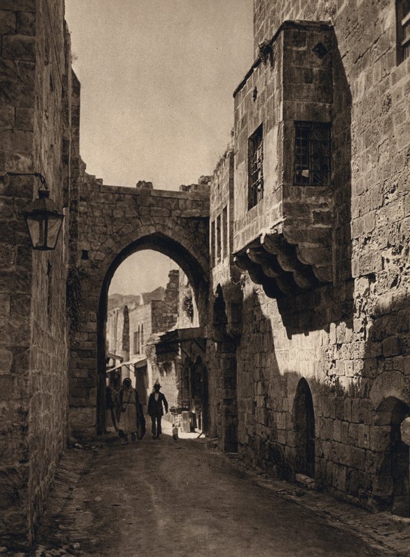 Jérusalem, scène de rue - Karl Grober