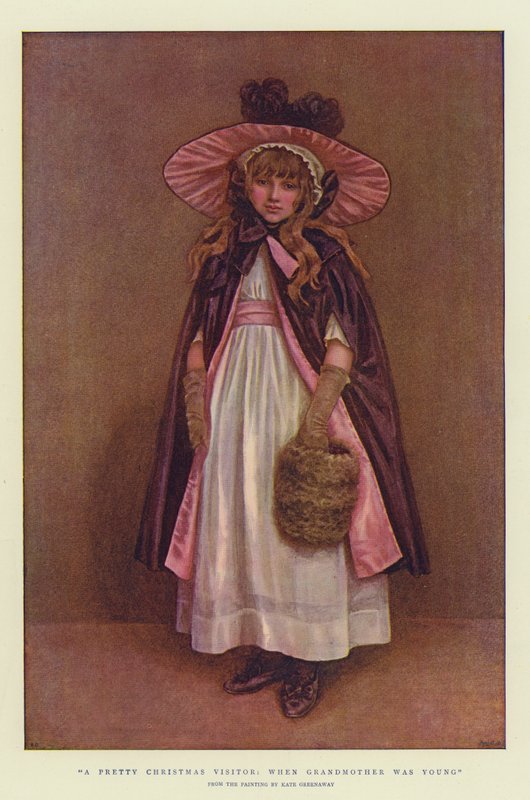 Une jolie visiteuse de Noël, quand grand-mère était jeune - Kate Greenaway