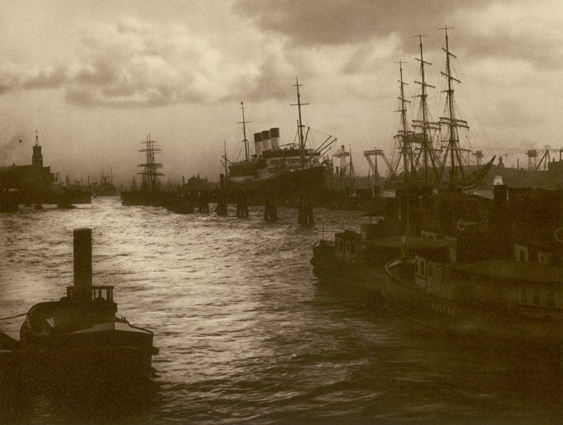 Dans le port de Hambourg - Kurt Hielscher