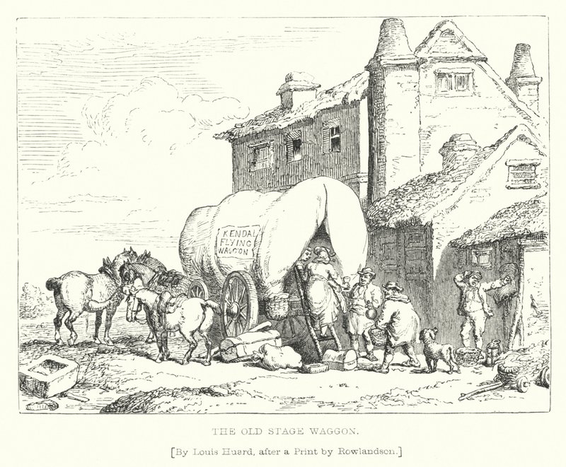 Le vieux chariot de scène - L. Huard