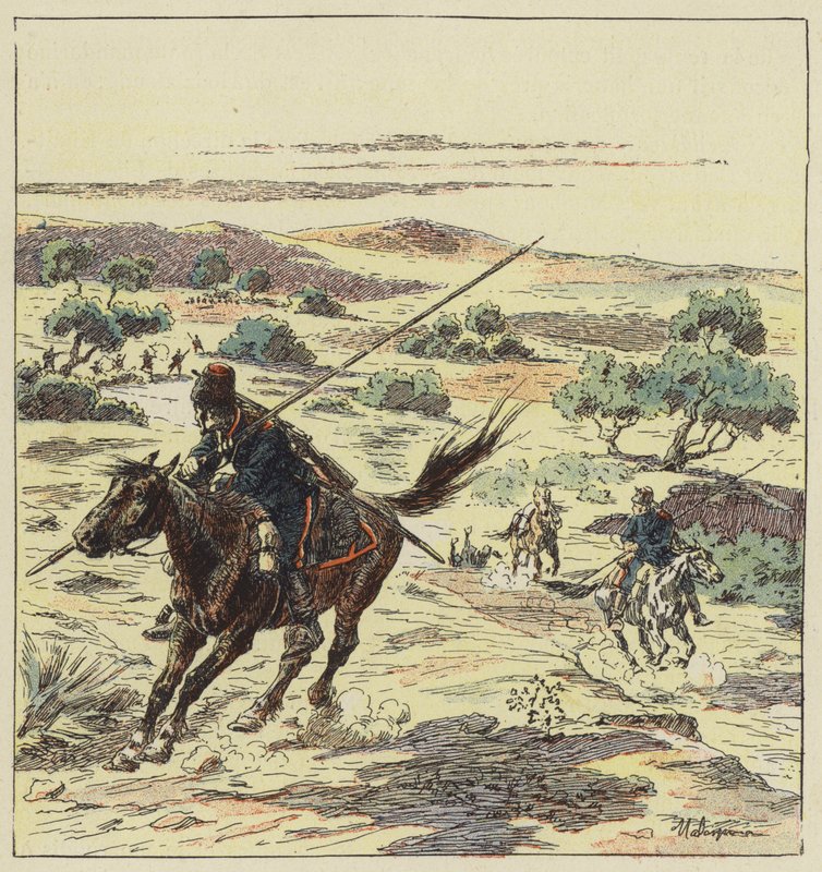Éclaireurs cosaques - L. Malespine