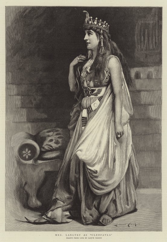 Mme Langtry en Cléopâtre - Lance Calkin
