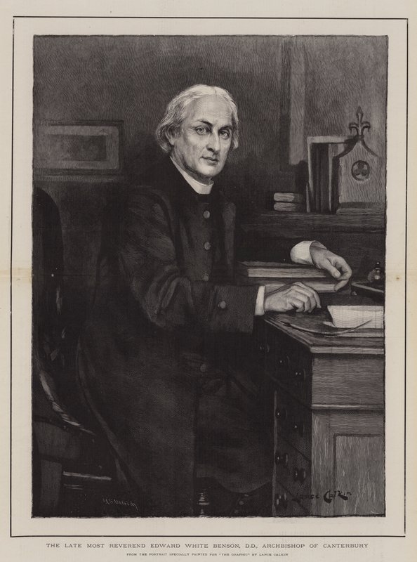 Feu le Très Révérend Edward White Benson, DD, Archevêque de Canterbury - Lance Calkin