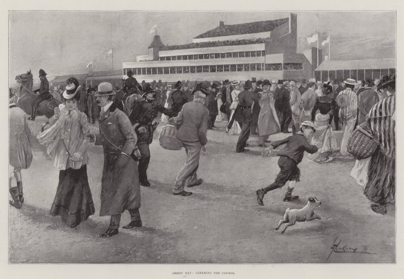 Jour de Derby, dégagement de la piste - Lance Thackeray