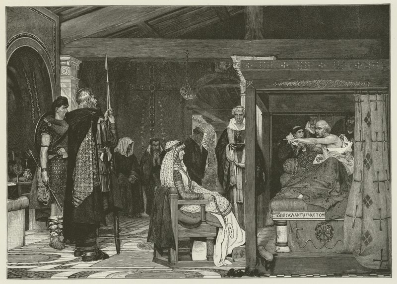 Frédégonde au chevet de Praetextatus - Lawrence Alma Tadema