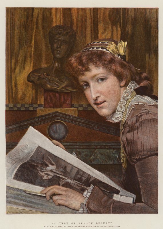 Un type de beauté féminine - Lawrence Alma Tadema