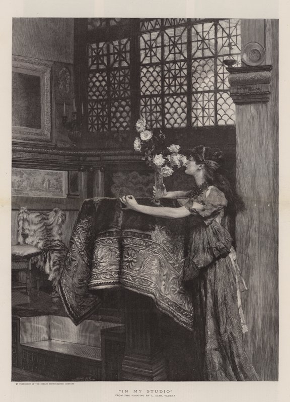 Dans mon studio - Lawrence Alma Tadema