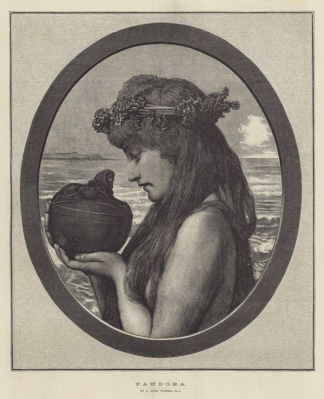 Pandora - Lawrence Alma Tadema