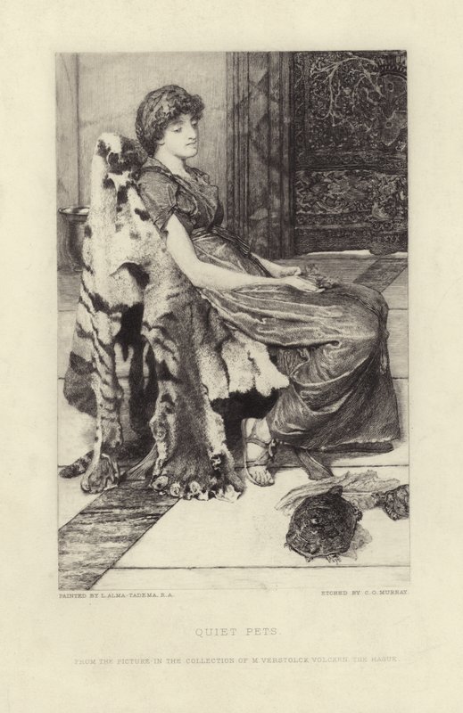 Animaux tranquilles - Lawrence Alma Tadema