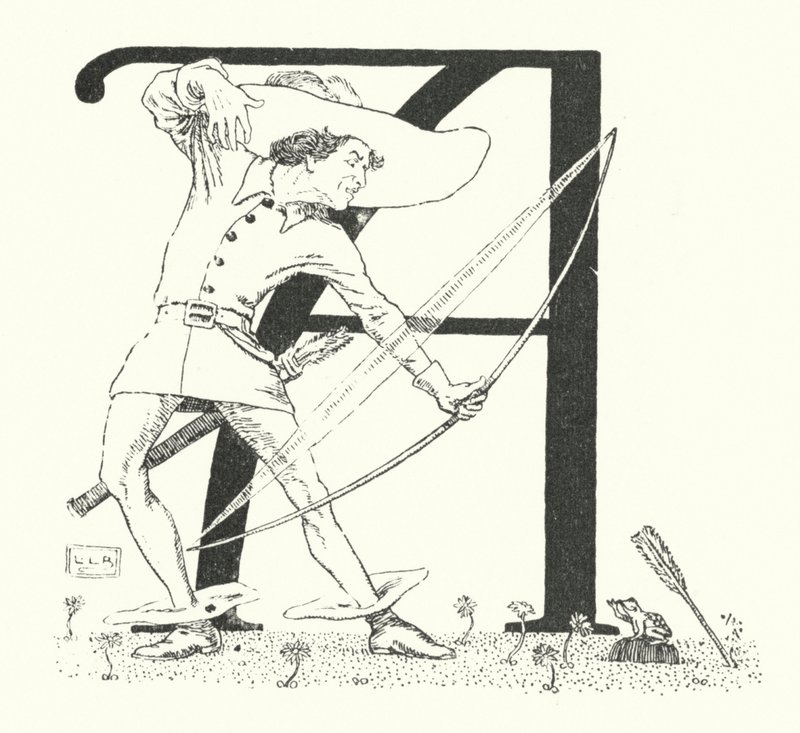 A était un archer et a tiré sur une grenouille - Leonard Leslie Brooke
