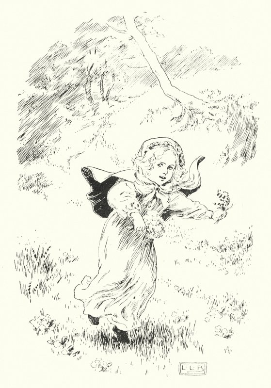 Me voici, petite Jeanne sautillante (gravure) - Leonard Leslie Brooke