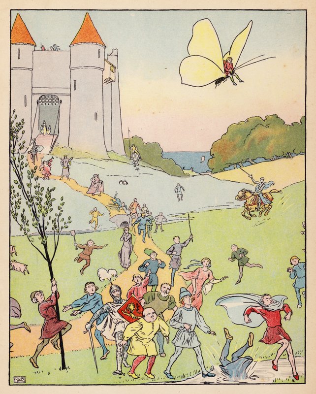Illustration pour Le Petit Poucet - Leonard Leslie Brooke
