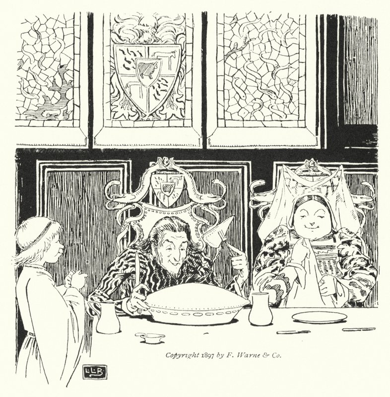 Jack Sprat ne pouvait pas manger de gras, sa femme ne pouvait pas manger de maigre - Leonard Leslie Brooke