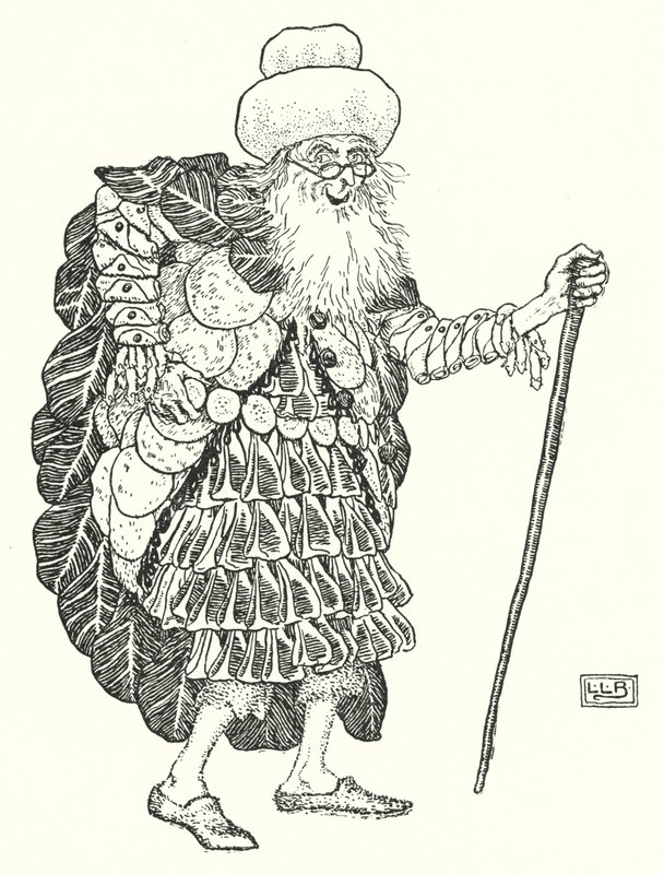 Les nouveaux vêtements (lithographie) - Leonard Leslie Brooke