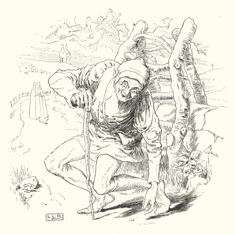 Il y avait un homme tordu, et il a parcouru un mile tordu - Leonard Leslie Brooke