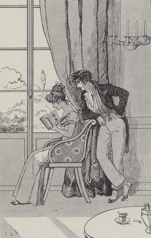 Claire lisant Robinson - Leonce Burret