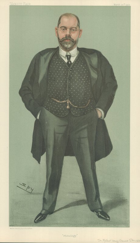 Dr Robert Henry Scanes Spicer, Rhinologie, 20 mars 1902, caricature de Vanity Fair - Leslie Matthew Ward