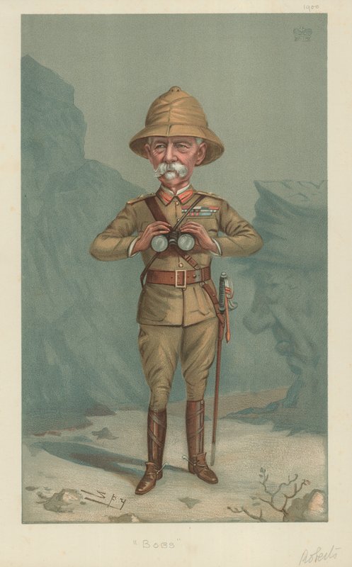 Field Marshal Lord Roberts, Bobs, 21 juin 1900, caricature de Vanity Fair - Leslie Matthew Ward