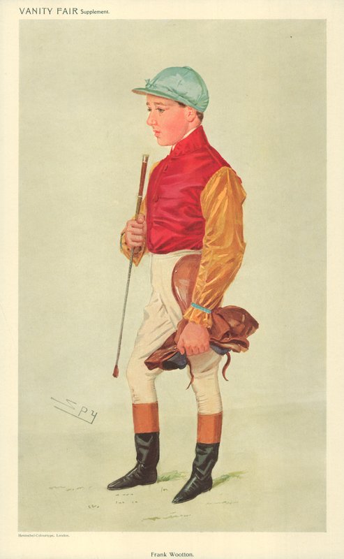 Frank Wooton, 8 septembre 1909, caricature de Vanity Fair - Leslie Matthew Ward