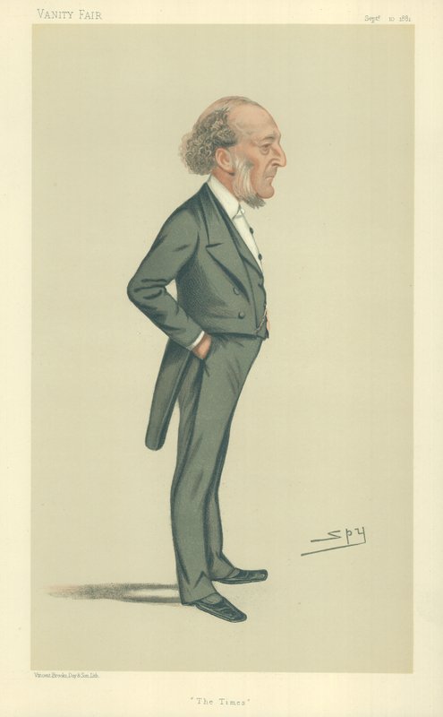 M. John Walter, The Times, 10 septembre 1881, caricature de Vanity Fair - Leslie Matthew Ward