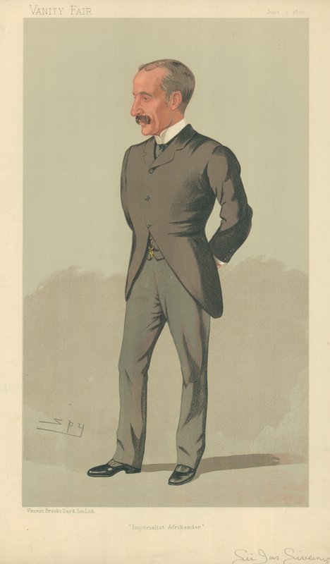 Sir James Sivewright, Afrikander impérialiste, 1er juin 1893, caricature de Vanity Fair - Leslie Matthew Ward